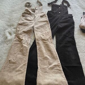 Black Label corduroy, overalls bell bottoms